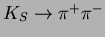 $K_{S} \rightarrow
\pi^{+}\pi^{-}$