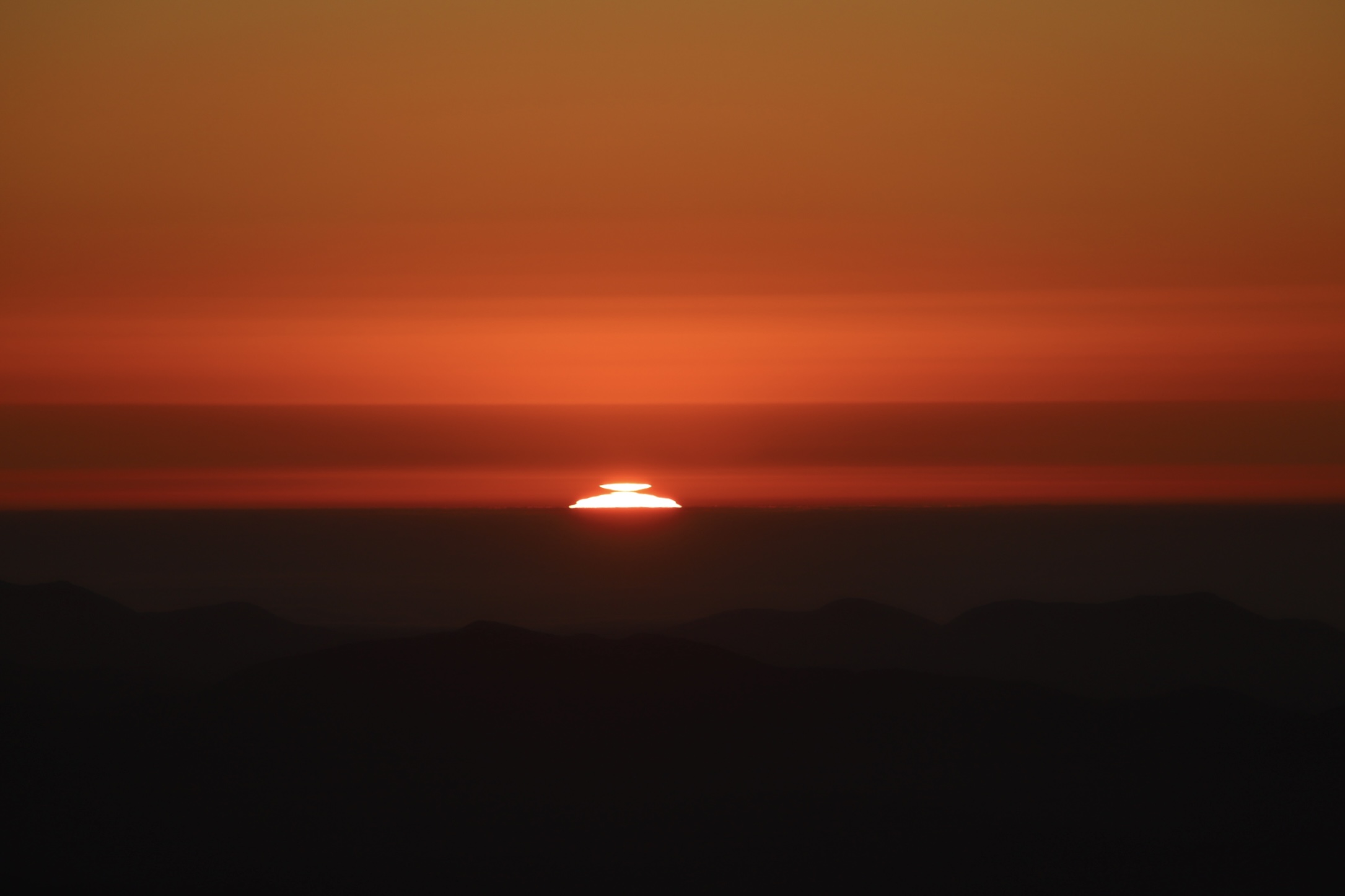 Sunset at the La Silla observatory