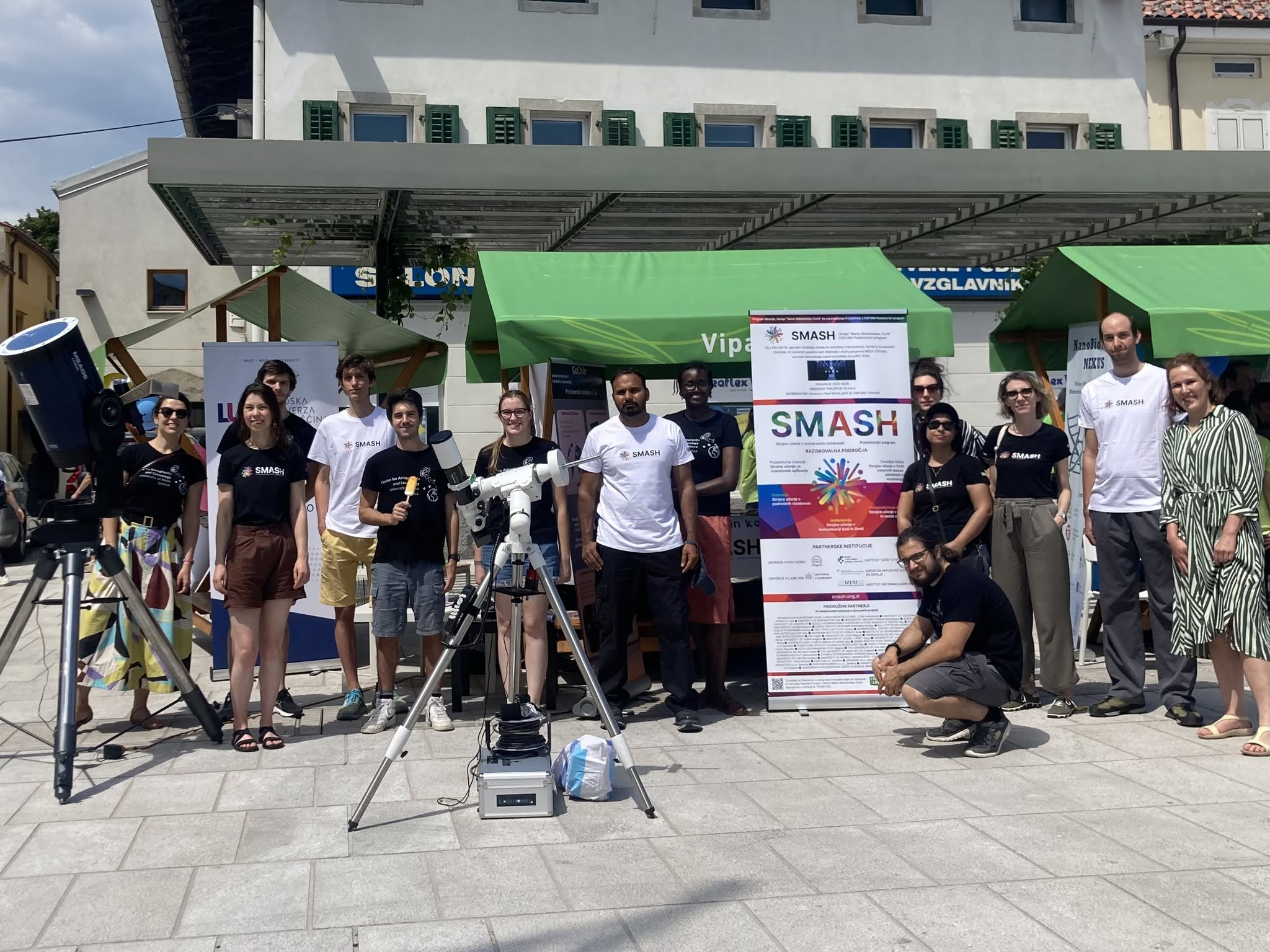 FN and CAC stand at University Day, Lavričev trg, Ajdovščina, May 2026